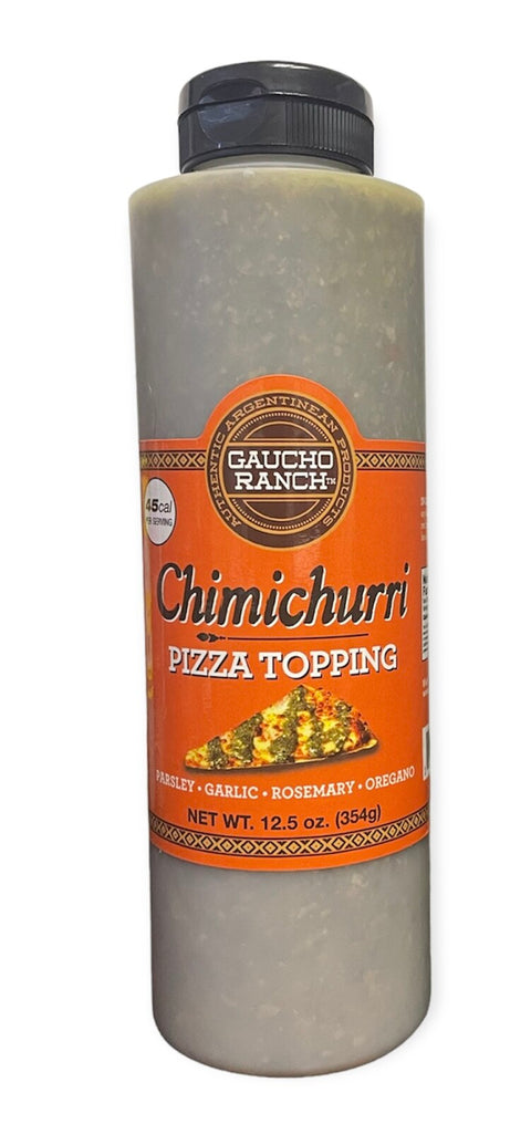 Gaucho Ranch Chimichurri Pizza Topping, Squeeze  Bottle - 17 OZ 12 Pack