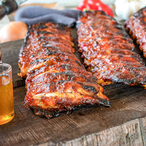 SOLD OUT*:  Small Batch Apple Butter Baby Back Ribs – Pasture Raised 2-Rack BBQ Bundle | Gluten Free | 4lbs