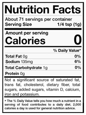 Stello Foods Spices - Buffalo Wing Dust 2.5 oz