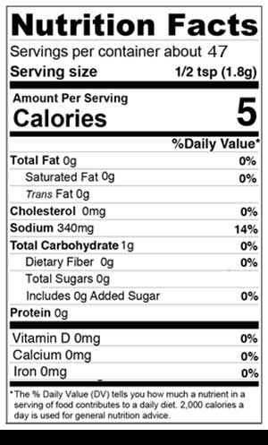 Stello Foods Spices - Butter Salt - 2.5 oz