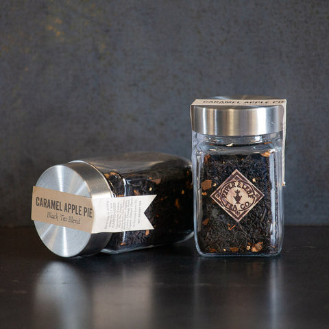 Caramel Apple Pie Glass Jar of Loose Leaf Tea - 30 Servings