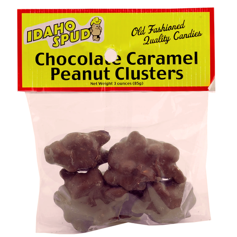 Chocolate Caramel Peanut Clusters - Bag - 3oz