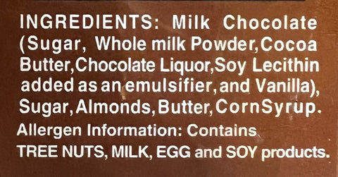 Owhyee Butter Toffee - Chunk Size - Chocolate - 2lb
