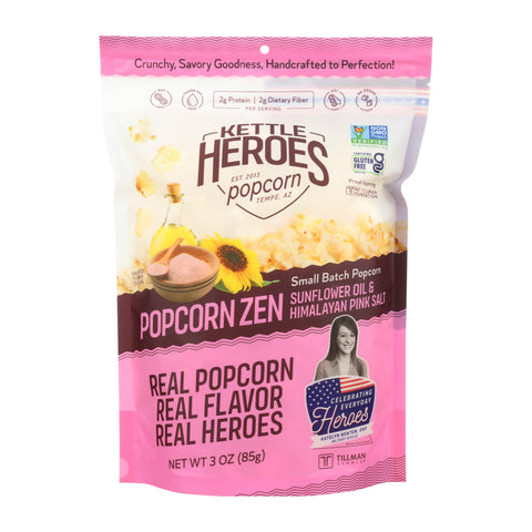 Kettle Heroes Popcorn Popcorn Zen - 3 OZ 6 Pack