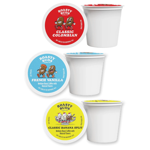 Regular, French Vanilla & Banana Split Coffee Pods
