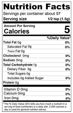 Stello Foods Spices - Cream of Tartar 3.0 oz