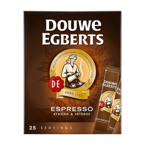 Douwe Egberts Instant Espresso Sticks 25ct