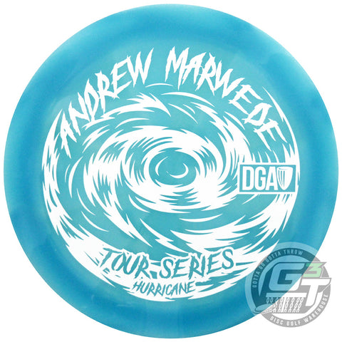 DGA Limited Edition 2023 Tour Series Andrew Marwede Swirl Hurricane Distance Driver Golf Disc