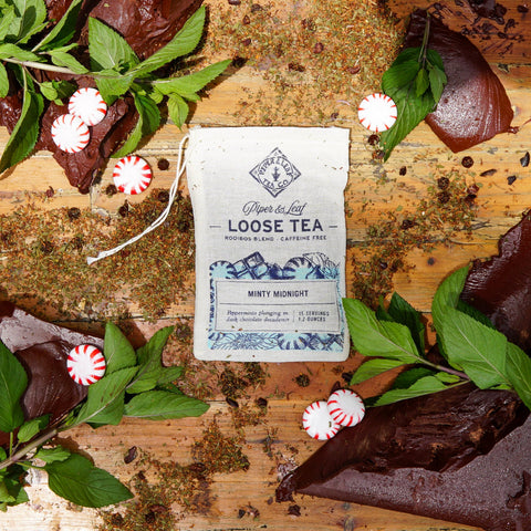 Minty Midnight Muslin Bag of Loose Leaf Tea - 15 Servings