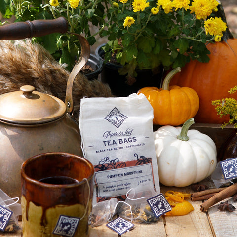 Pumpkin Moonshine 9ct Tea Bags in Muslin