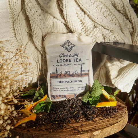 Front Porch Special Muslin Bag of Loose Leaf Tea - 15 Servings