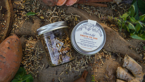 Sweetie Pie Chai Glass Jar of Loose Leaf Tea - 30 Servings