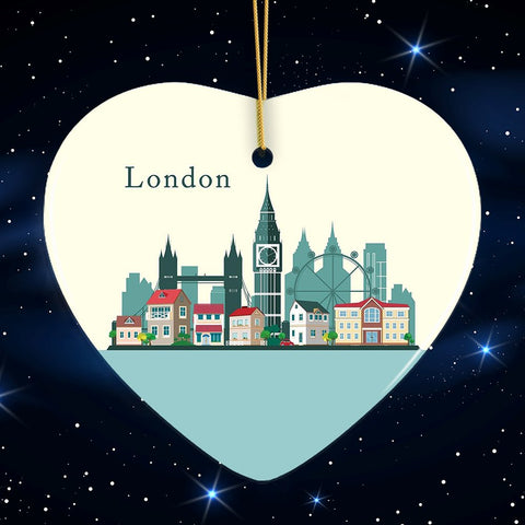 London Ornament, England Landmark Christmas Decoration