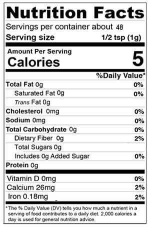 Stello Foods Spices - Fajita Seasoning 2.5 oz