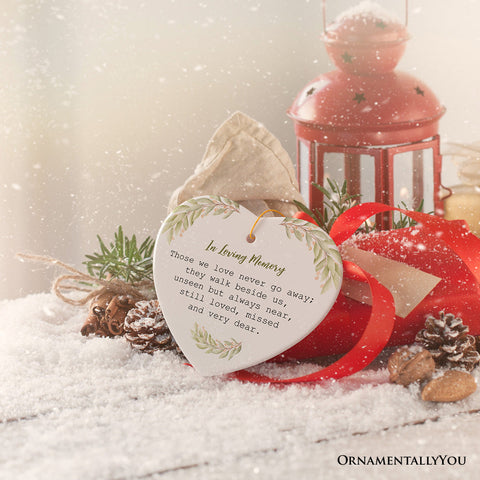 Always Near, Forever Dear Memorial Ornament, Christmas Keepsake for Loved Ones