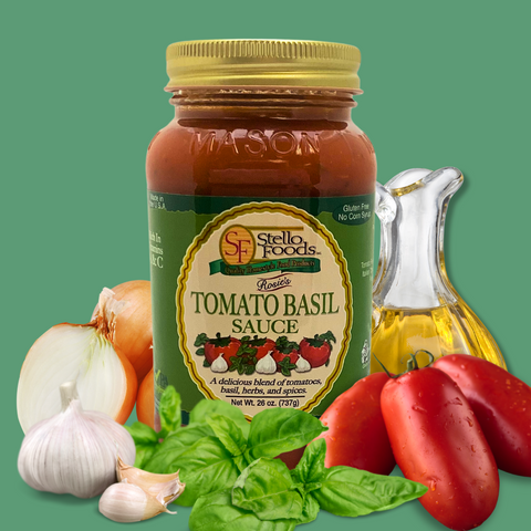 Stello Foods - Rosie's Tomato Basil Spaghetti Sauce 26 oz