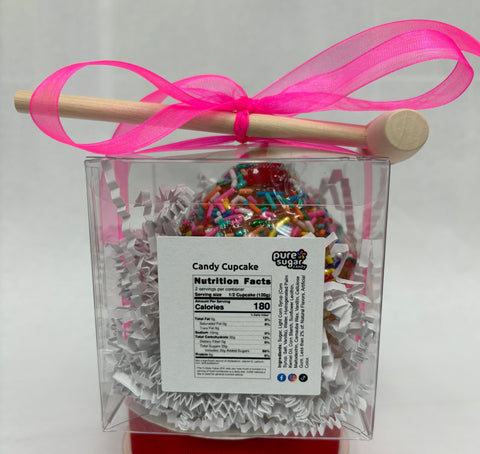 Hollow Candy Cupcake filled with Cupcake Gummies