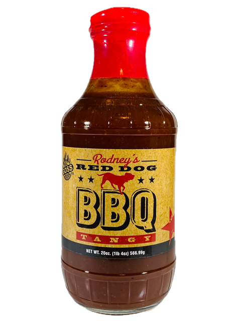 Rodney's Red Dog Bbq Sauce-Tangy - 20 OZ 12 Pack