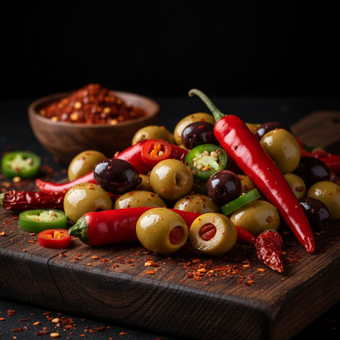 Hot Mix Olives