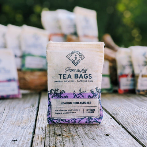Healing Honeysuckle 9ct Tea Bags in Muslin