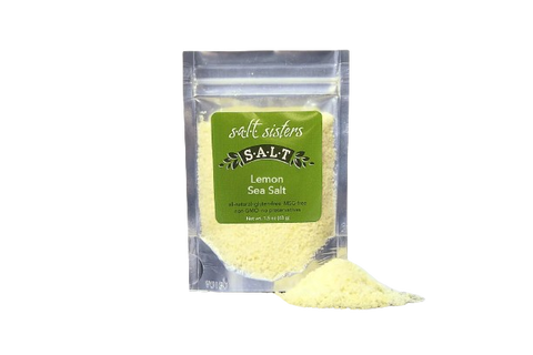 S.A.L.T. Sisters Lemon Sea Salt - 1.5 OZ 4 Pack