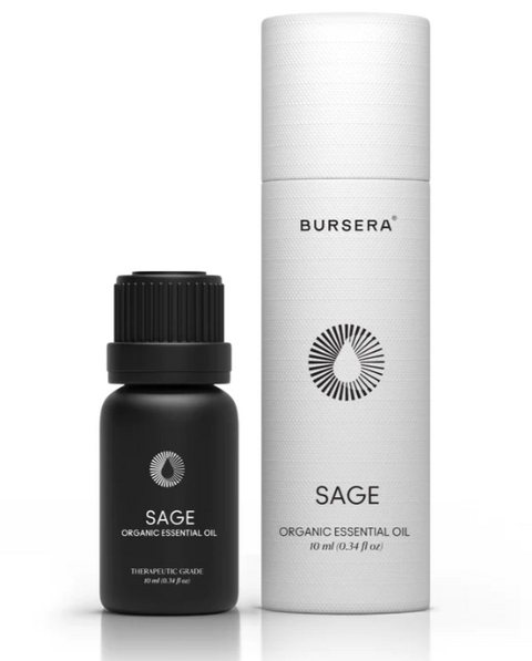 Bursera Organic Sage Essential Oil - 0.34 FL OZ 20 Pack