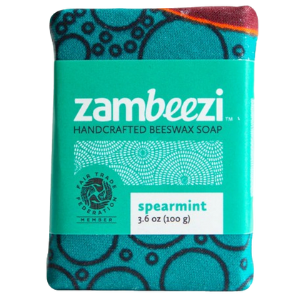 Zambeezi Spearmint Soap Bar - 3.6 OZ 6 Pack