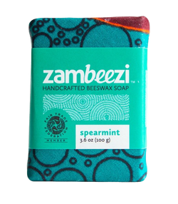 Zambeezi Spearmint Soap Bar - 3.6 OZ 6 Pack
