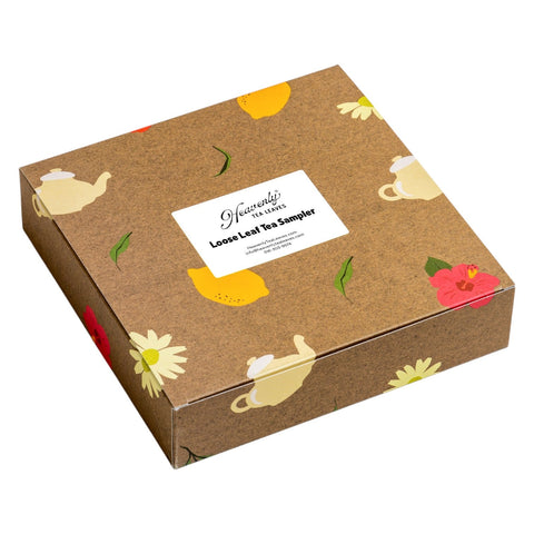 Organic Assorted 9 Loose Leaf Tea Sampler Gift Box