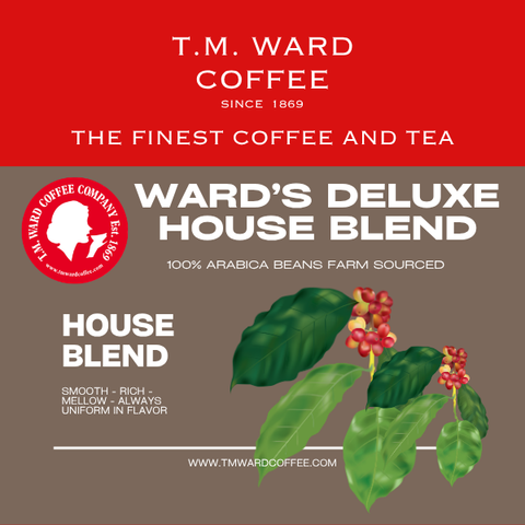 Ward's Deluxe House Blend Coffee - 1 lb (16 oz)