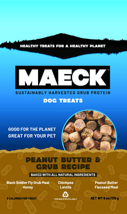 MAECK Peanut Butter Grub Recipe Dog Food - 6 OZ 12 Pack