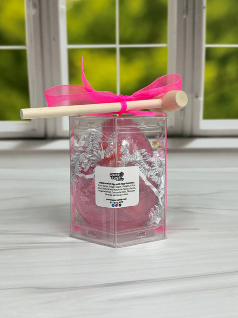 Hollow Candy Easter Egg filled with Gummy Eggs