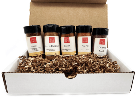 Flavors of Africa Gift Box - 5-Piece Gourmet African Spice & Seasoning Set
