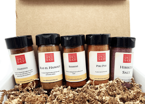 Flavors of Africa Gift Box - 5-Piece Gourmet African Spice & Seasoning Set