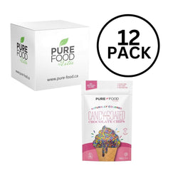 Pure Food by Estee Pastel Candy Coated Mini Chocolate Chips - 5 OZ 12 Pack