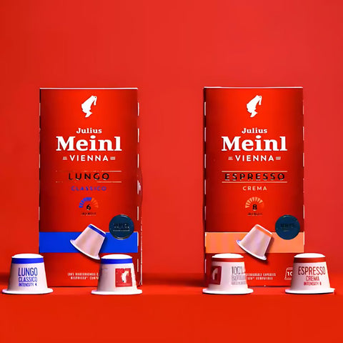 Julius Meinl Espresso Crema Coffee Biodegradable Capsules 10ct