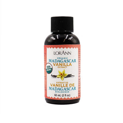 LorAnn Oils Organic Madagascar Vanilla Extract - 2 FL OZ 36 Pack
