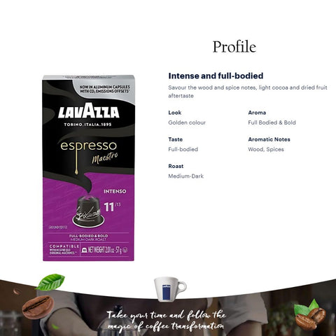 Lavazza Espresso Intenso Nespresso Capsules 10ct