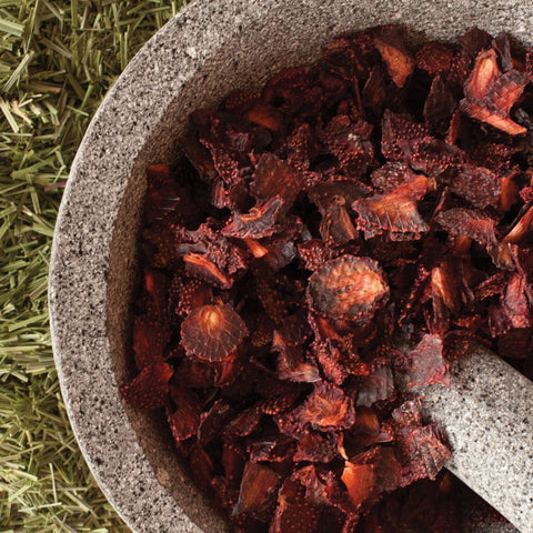 Lemon Berry Blush Glass Jar of Loose Leaf Tea - 30 Servings