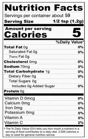 Stello Foods Spices - Lemon Pepper 2.5 oz