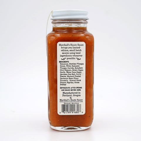 Habanero Carrot Curry- Habanero Hot Sauce