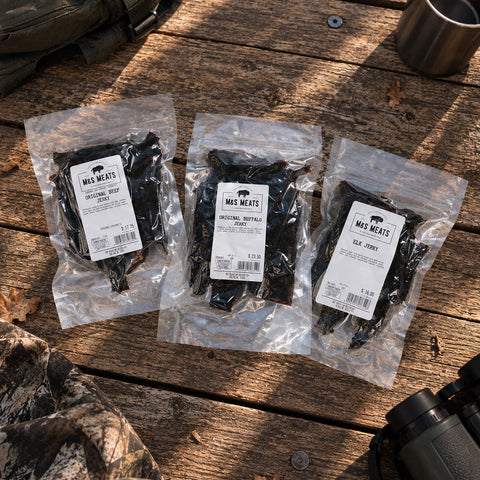 The Hunter’s Pack- Elk, Buffalo and Beef Jerky