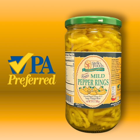 Stello Foods - Rosie's Mild Pepper Rings 24 oz