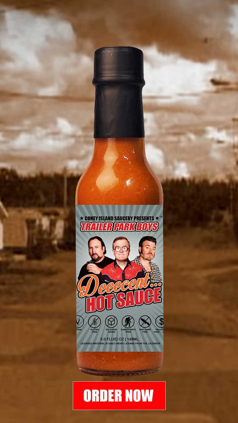 Trailer Park Boys Deeecent Hot Sauce â€“ Louisiana Garlic 5oz
