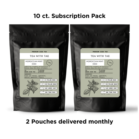 Moroccan Mint Green Iced Tea Pouch