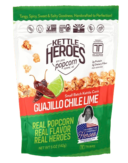 Kettle Heroes Popcorn Guajillo Chile Lime Kettle Corn - 5 OZ 6 Pack