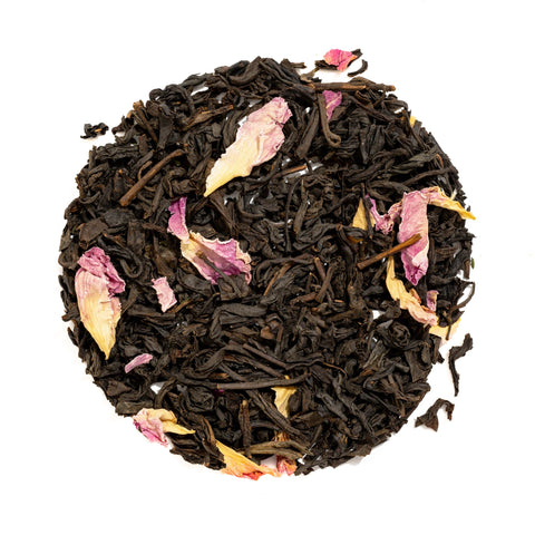 Organic Rose Black, Bulk Loose Leaf Black Tea, 16 Oz.
