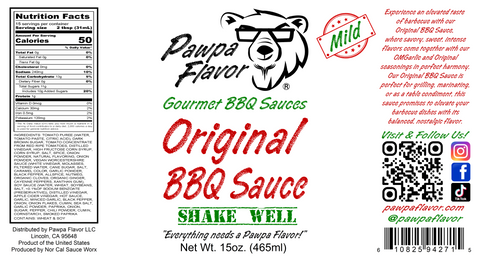 Pawpa Flavor Original BBQ Sauce