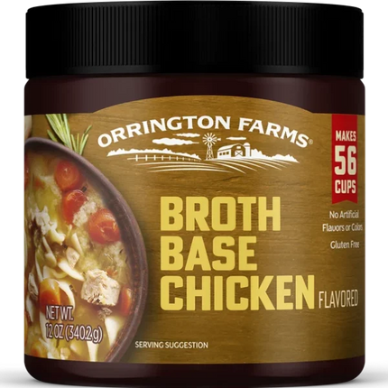 Orrington Farms Gluten Free Chicken Broth Base & Seasoning - 12 OZ 6 Pack