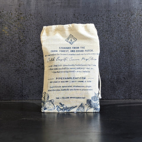 Piper Mint Blues 9ct Tea Bags in Muslin